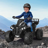 Boreham black kids electric ride on ATV quad