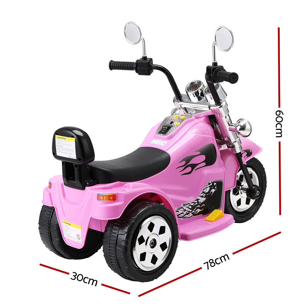 Tangmere Ride On Motorcycle 6V Electric, Pink