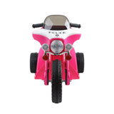 Mascardi Kids Electric Ride On Police Motorcycle, 6V, Pink