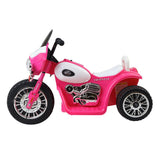 Mascardi Kids Electric Ride On Police Motorcycle, 6V, Pink