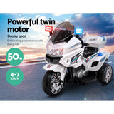Fowlmere Ride On Police Motorcycle 6V Electric, White