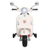 Gutierrez Kids Electric Ride On Scooter Motorcycle, White