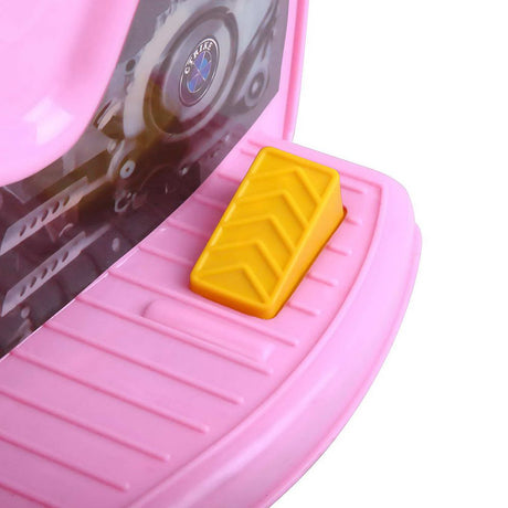 Kids Electric Ride On Police Motorcycle 6V Pink