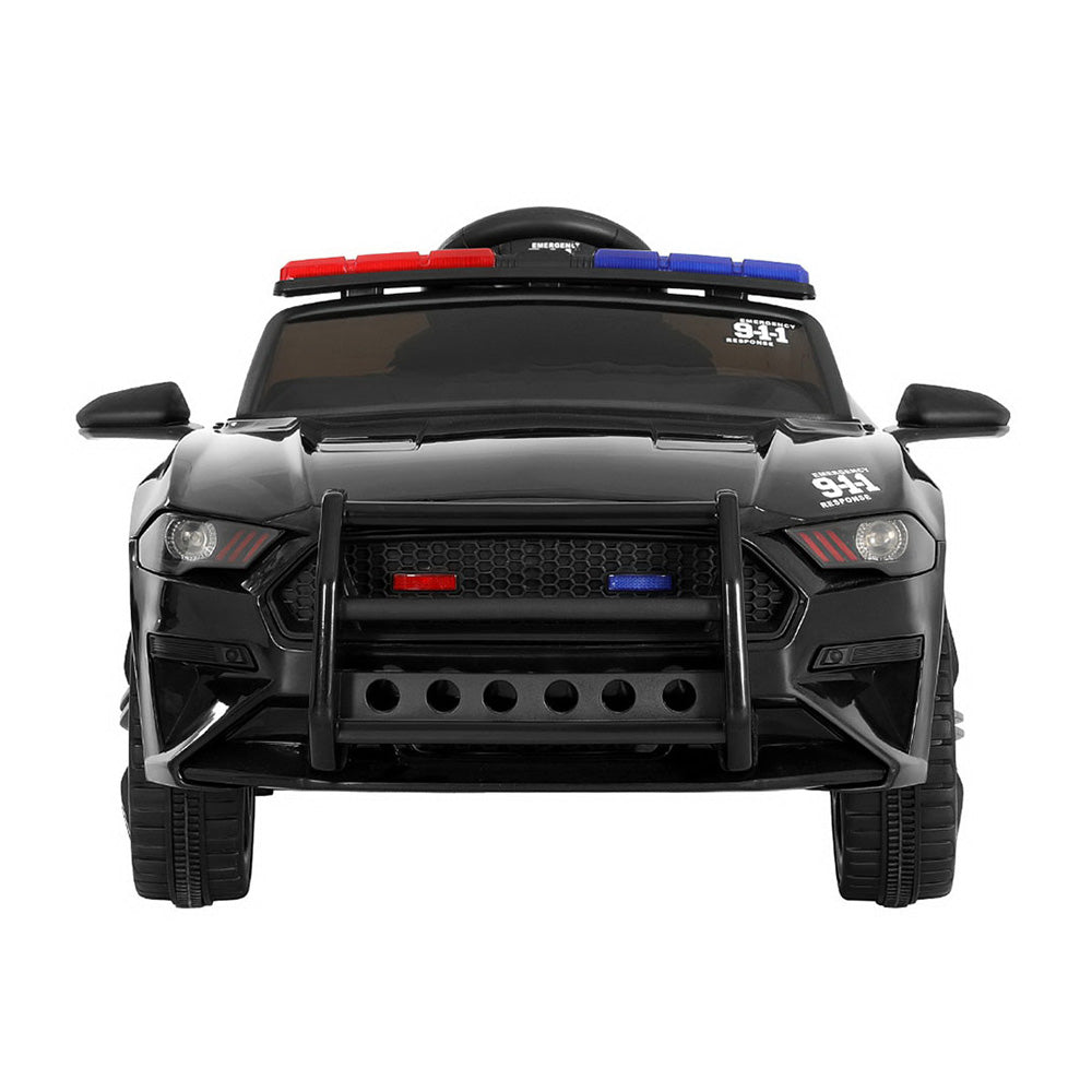 Kop Kids Ride On Police Car, 12V Electric, Black