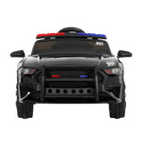 Kop Kids Ride On Police Car, 12V Electric, Black