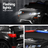 Lulsgate Kids Ride On Police Car, 12V Electric, Black