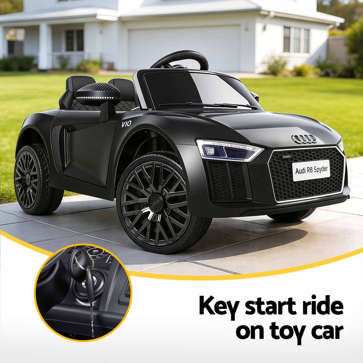 Duxford Ride On Supercar 12V Electric, Black