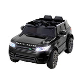Black 12V electric ride on luxury SUV for kids