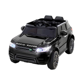 Black 12V electric ride on luxury SUV for kids