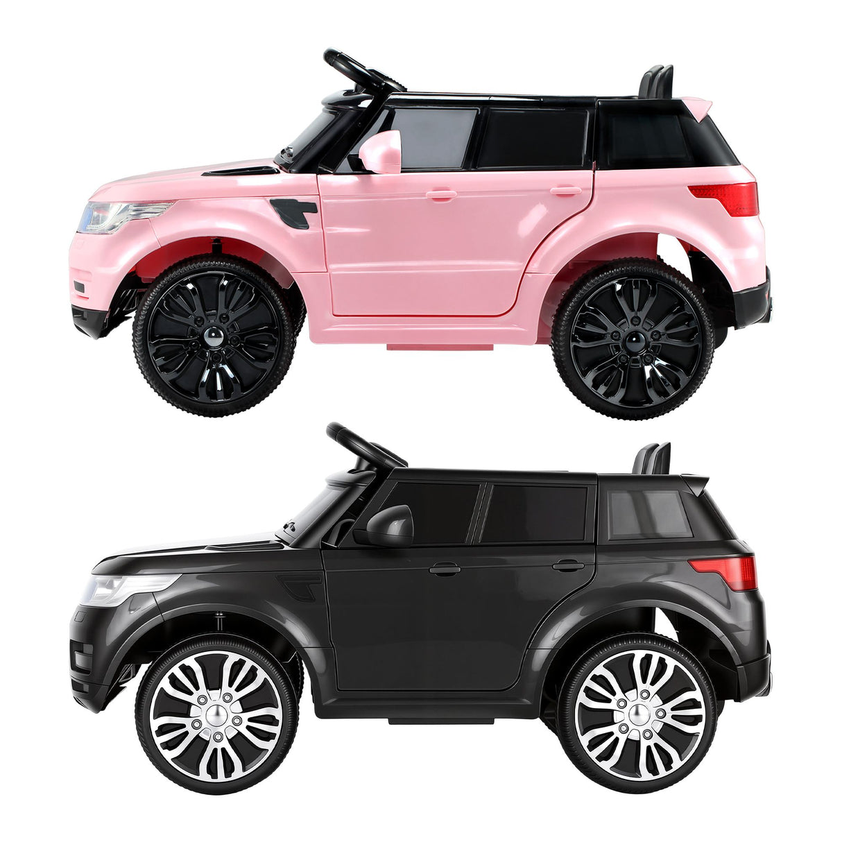 Goodwood Kids Ride On Car, 6V Electric, Black Pink 2pcs