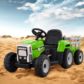 Colerne green kids electric ride on tractor