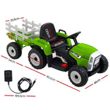 Colerne Kids Ride On Tractor, 12V Electric