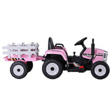 Colerne Kids Ride On Tractor, 12V Electric