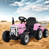 Colerne pink kids electric ride on tractor