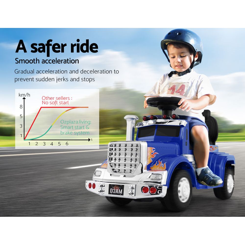 Yatesbury Ride On Motorcycle 6V Electric, Blue