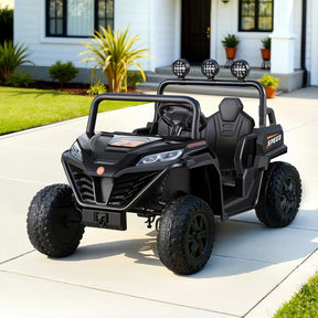 Kirkistown Kids Ride On Car, 12V Electric, Black