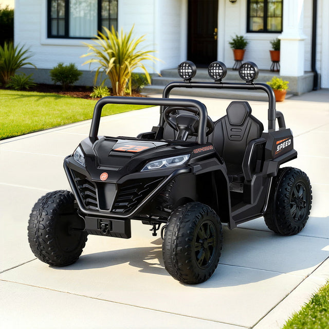 Kirkistown Kids Ride On Car, 12V Electric, Black