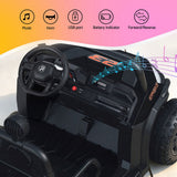Kirkistown Kids Ride On Car, 12V Electric, Black