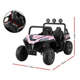Kirkistown Kids Ride On Car, 12V Electric, Pink