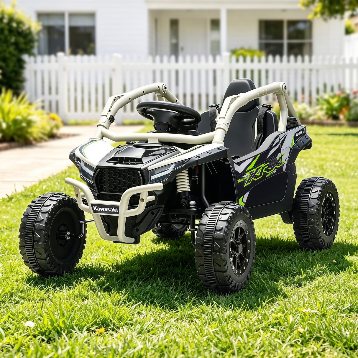 Shelsley Kids Ride On Car, 12V Electric Off Road, Green