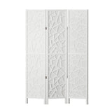 Artiss CLOVER 3-Panel White Room Divider Screen — 122x170cm — Allure Home Collections