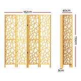 Artiss 4-Panel CLOVER Foldable Room Divider — 162x170cm, Multi-Colour Options — Allure Home Collections