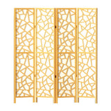 Lakes Entrance 4 Panel Room Divider Screen, Natural