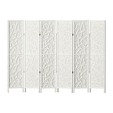 Artiss CLOVER 6-Panel White Room Divider Screen — 244x170cm — Allure Home Collections