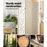 Artiss CLOVER 6-Panel White Room Divider Screen — 244x170cm — Allure Home Collections