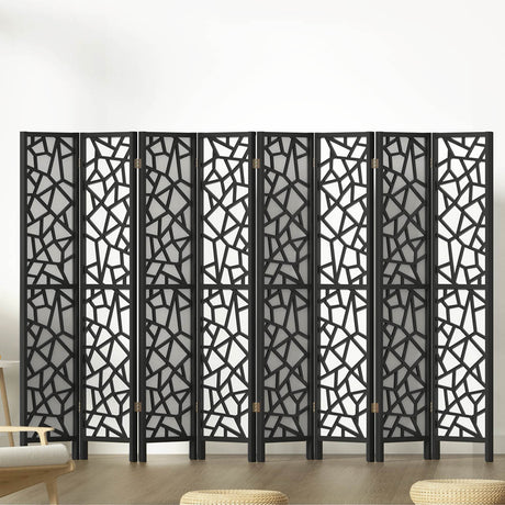 Artiss 8-Panel CLOVER Folding Room Divider — 325x170cm, Multi-Colour Options — Allure Home Collections