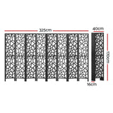 Artiss 8-Panel CLOVER Folding Room Divider — 325x170cm, Multi-Colour Options — Allure Home Collections