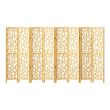 Lakes Entrance 8 Panel Room Divider Screen, Natural