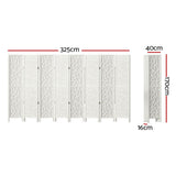Artiss 8-Panel CLOVER Folding Room Divider — 325x170cm, Multi-Colour Options — Allure Home Collections