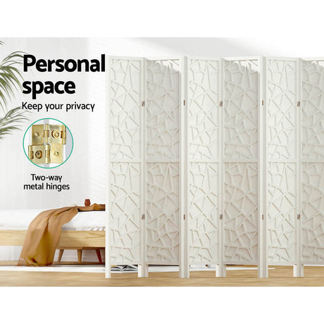 Artiss 8-Panel CLOVER Folding Room Divider — 325x170cm, Multi-Colour Options — Allure Home Collections