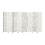 Lakes Entrance 8 Panel Room Divider Screen, White