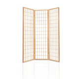 Artiss 3-Panel Folding Room Divider Screen — Oriental Flair, Natural Beige or White — Allure Home Collections