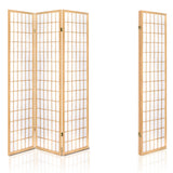Artiss 3-Panel Folding Room Divider Screen — Oriental Flair, Natural Beige or White — Allure Home Collections
