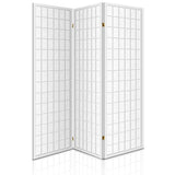 Artiss 3-Panel Folding Room Divider Screen — Oriental Flair, Natural Beige or White — Allure Home Collections
