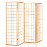 Artiss 4-Panel Folding Room Divider Screen — Oriental Flair, Natural or White — Allure Home Collections