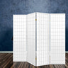 Artiss 4-Panel Folding Room Divider Screen — Oriental Flair, Natural or White — Allure Home Collections
