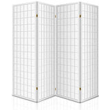 Artiss 4-Panel Folding Room Divider Screen — Oriental Flair, Natural or White — Allure Home Collections