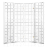 Artiss 4-Panel Folding Room Divider Screen — Oriental Flair, Natural or White — Allure Home Collections