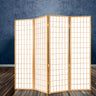 Artiss 6-Panel Freestanding Room Divider Screen — 261x179cm, White or Natural — Allure Home Collections