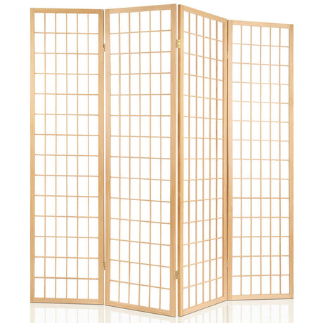 Artiss 6-Panel Freestanding Room Divider Screen — 261x179cm, White or Natural — Allure Home Collections