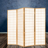 Cann River 6 Panel Pine Room Divider Screen, Natural view 7
