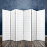 Artiss 6-Panel Freestanding Room Divider Screen — 261x179cm, White or Natural — Allure Home Collections