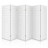 Artiss 6-Panel Freestanding Room Divider Screen — 261x179cm, White or Natural — Allure Home Collections