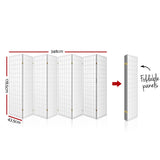 Artiss 8-Panel Elegant White Room Divider Screen — 348x179cm — Allure Home Collections