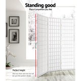 Artiss 8-Panel Elegant White Room Divider Screen — 348x179cm — Allure Home Collections