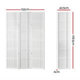 Artiss NOVA 3-Panel White Room Divider Screen — 132x179cm — Allure Home Collections